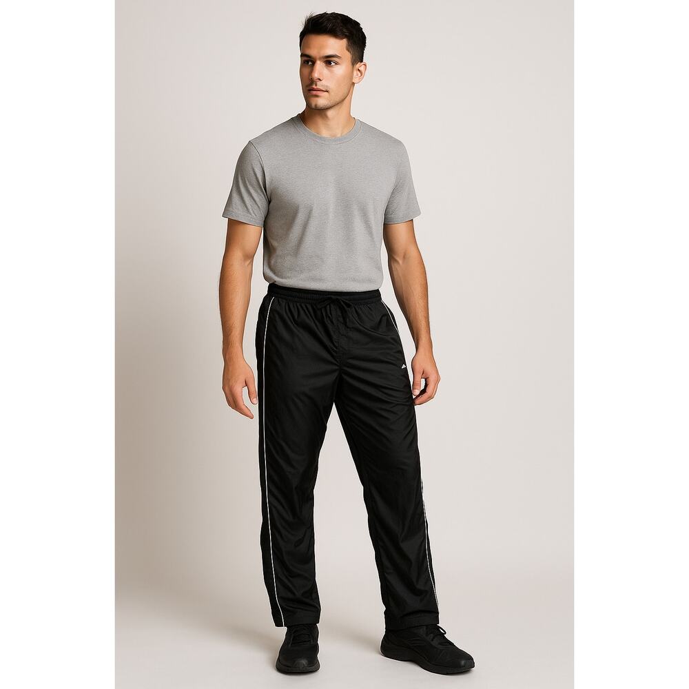 Retro Black Track Pants Avia Men’s M Streetwear Sport Style